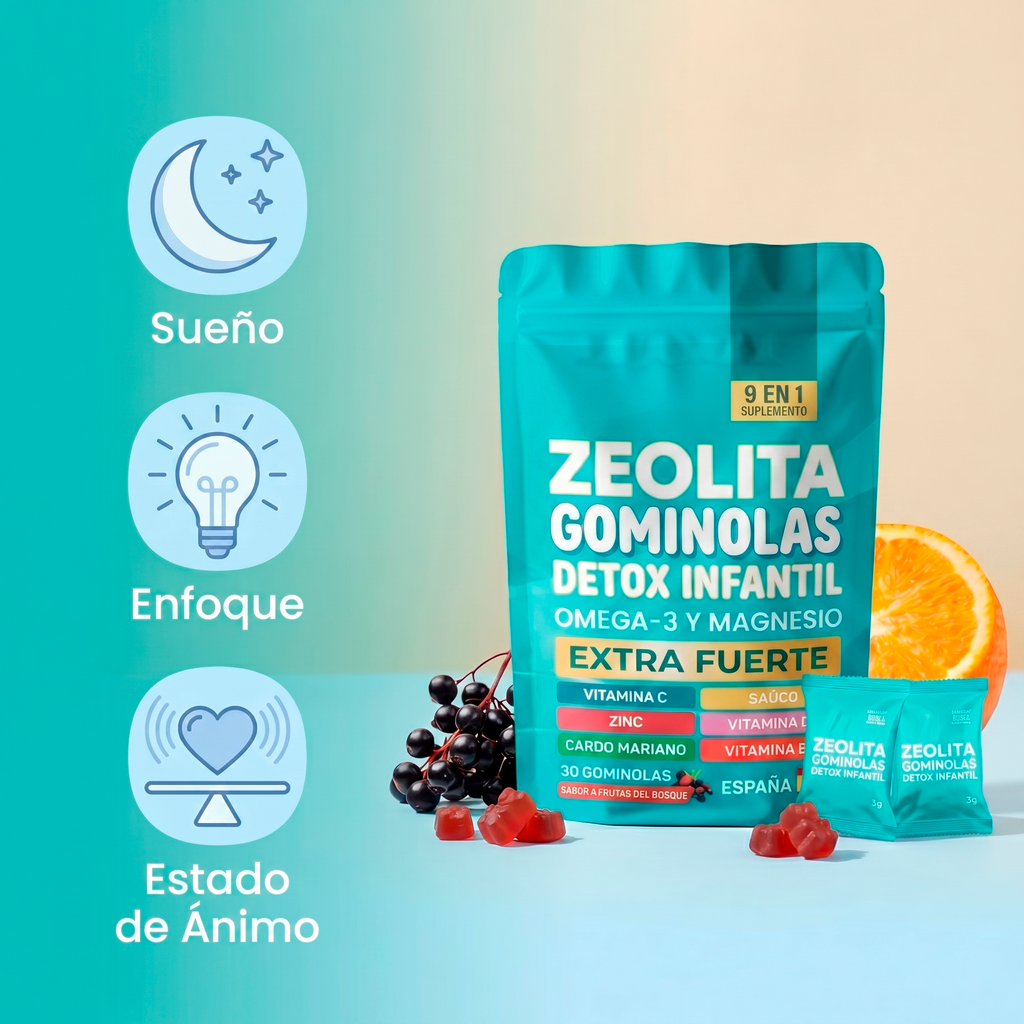 Gominolas Detox para Niños Nutrigom® – Gelatina de origen vegetal
