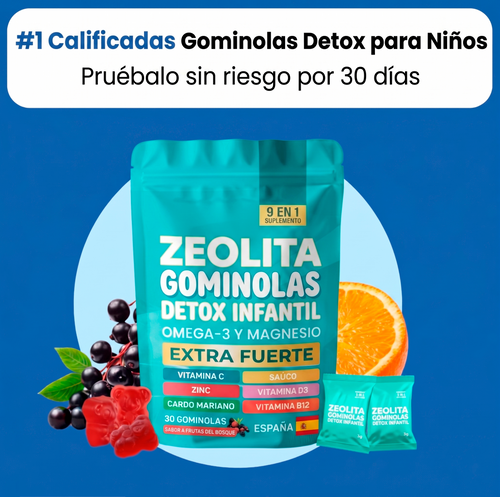 Gominolas Detox para Niños Nutrigom® – Gelatina de origen vegetal